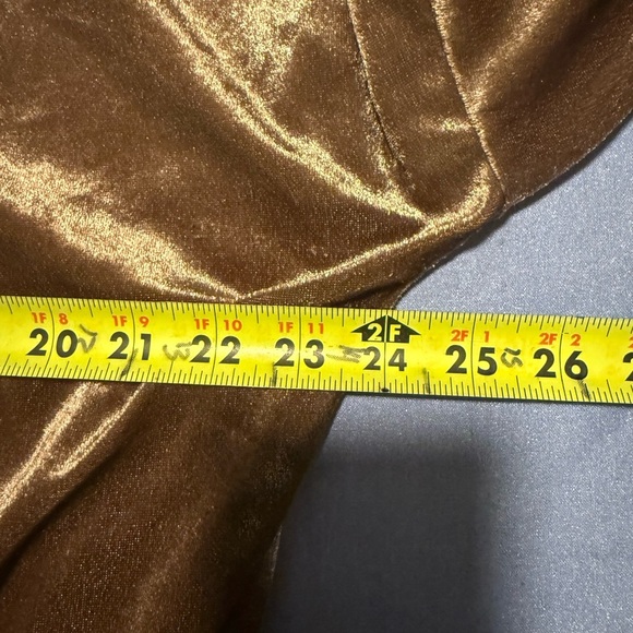 Listicle Brown Long Sleeve Embellished Blouse - Picture 6 of 7